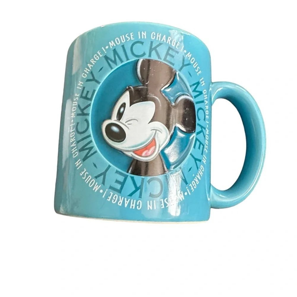 Mickey Mouse In Charge Oversize Coffee Tea Cocoa Mug Disney Store 3D 22oz